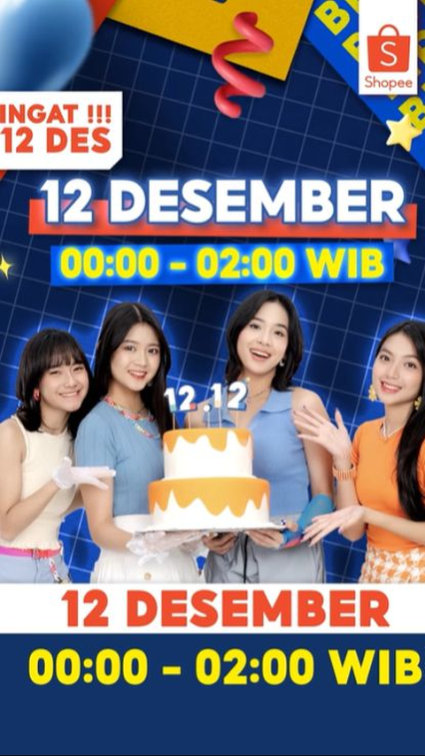 Puncak Shopee 12.12 Birthday Sale Hadirkan Flash Sale Mobil hingga TV Show Bertabur Bintang!