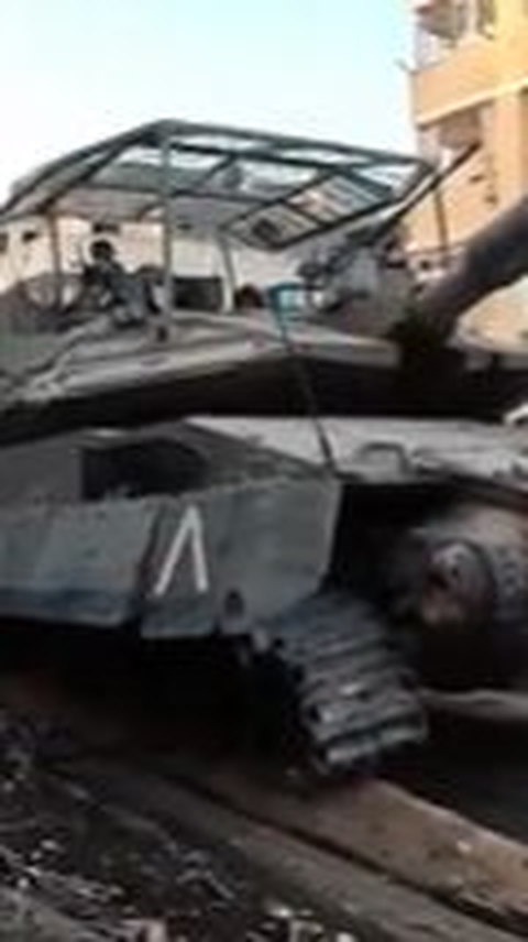 Ketahuan Ngumpet di Belakang Tank, 10 Tentara Israel Dibazooka Pejuang Al Qassam