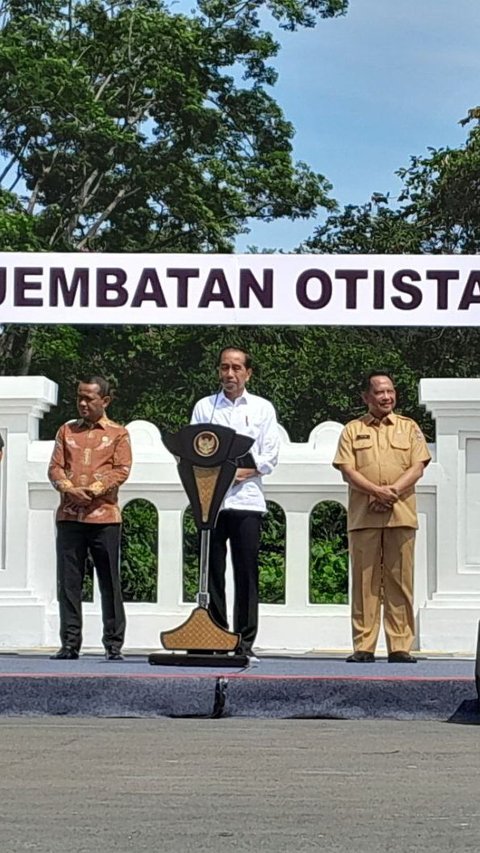 Fakta-Fakta Jembatan Otista di Bogor Telan Anggaran Rp50 Miliar yang Diresmikan Jokowi