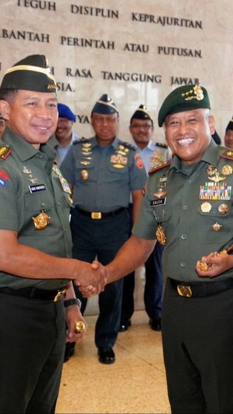 Disalami Panglima TNI, Pangkostrad Saleh Mustafa kini Berpangkat Letjen, Bintang 3 di Pundaknya