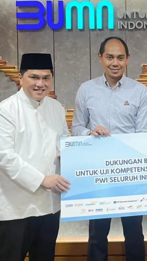 Menteri BUMN Erick Thohir Dukung Pers Semakin Profesional dengan UKW