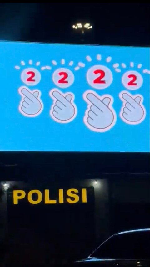 Viral Iklan Angka 2 di Videotron Pospol Simpang Susun Semanggi, Ini Kata Polda Metro