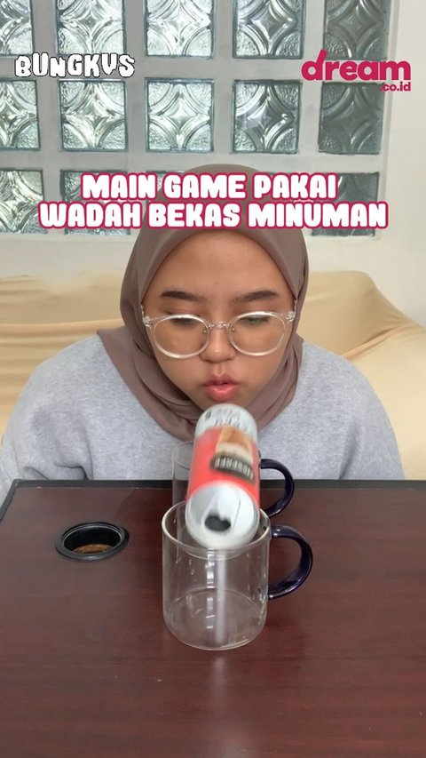 BUNGKUS! Game Pakai Wadah Bekas Minuman, Awas Bikin Geregetan