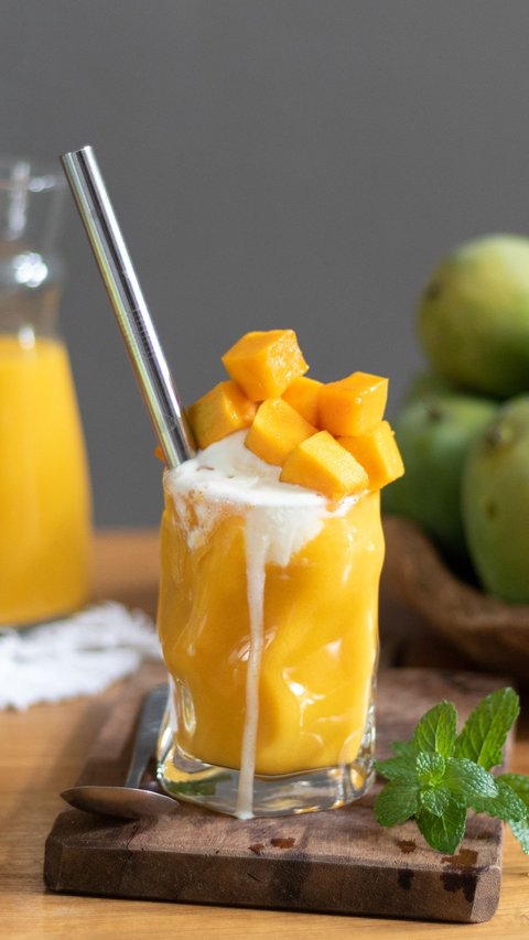 Mango Moss Ice Recipe, Sweet and Refreshing to Cool the Mouth