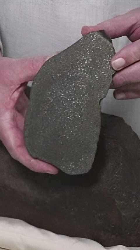 Dikira Bongkahan Emas, Ternyata Batu Meteor Paling Langka yang Jatuh ke Bumi
