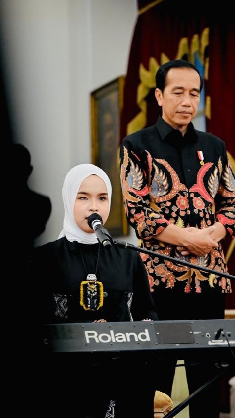 Jokowi Terpukau Suara Emas Putri Ariani