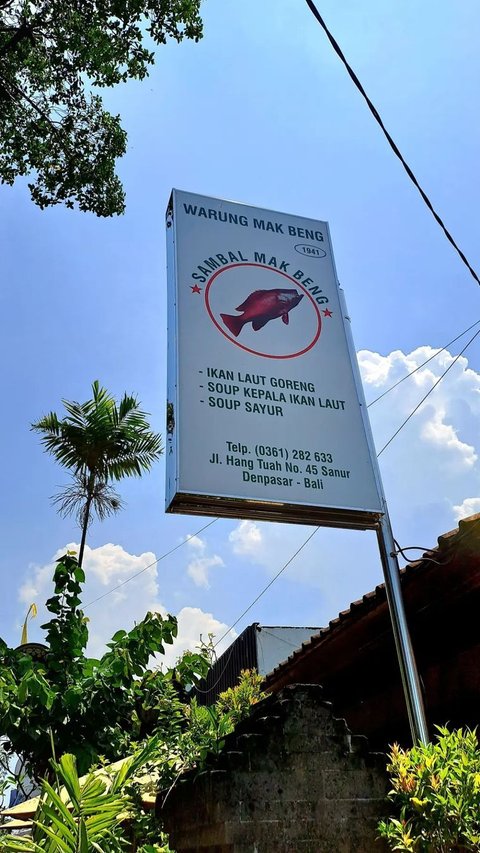 Mengenal Warung Mak Beng Bali, Restoran yang Masuk 3 Besar Legendaris Dunia