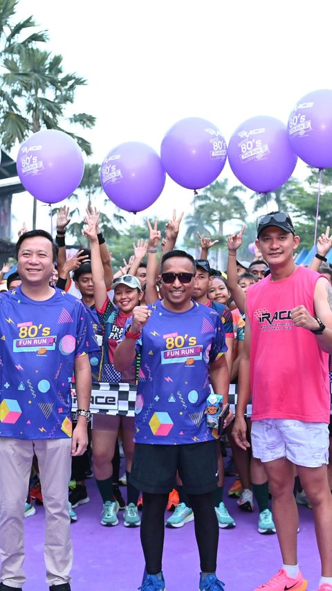 Gelaran Fun Run Back to 80s Sukses Digelar IRACE Indonesia