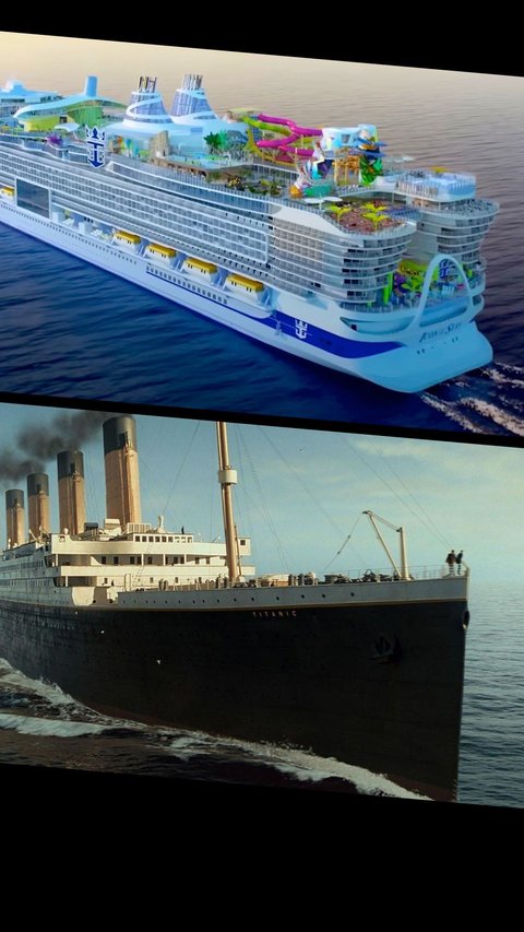 Perbandingan Kapal Terbesar di Dunia Saat Ini dan Titanic, 5 Kali Lebih Besar dan Mewah