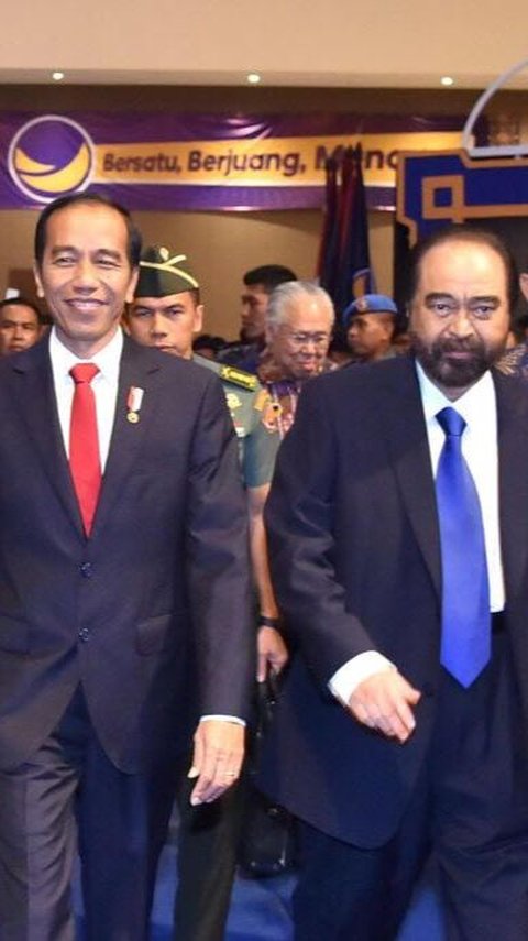 Bocoran Isi Pertemuan Surya Paloh dan Jokowi Selama 1 Jam di Istana