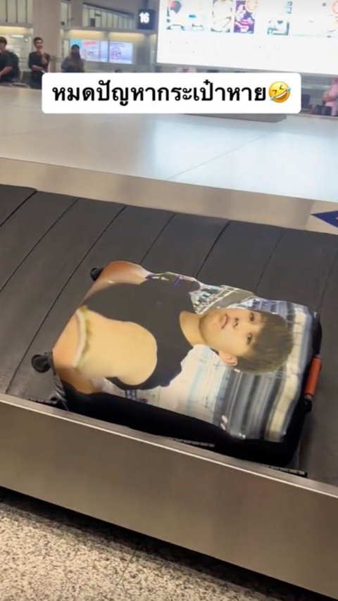 Thai Designer Prints His Face on Luggage for Easy Recognization at the Airport