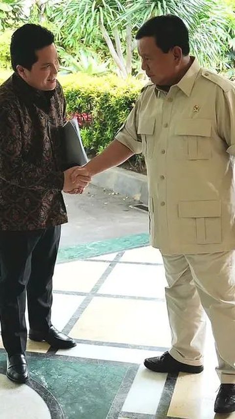 Prabowo-Erick Thohir-Jokowi Satu Mobil, PAN Segera Deklarasi Capres dan Cawapres