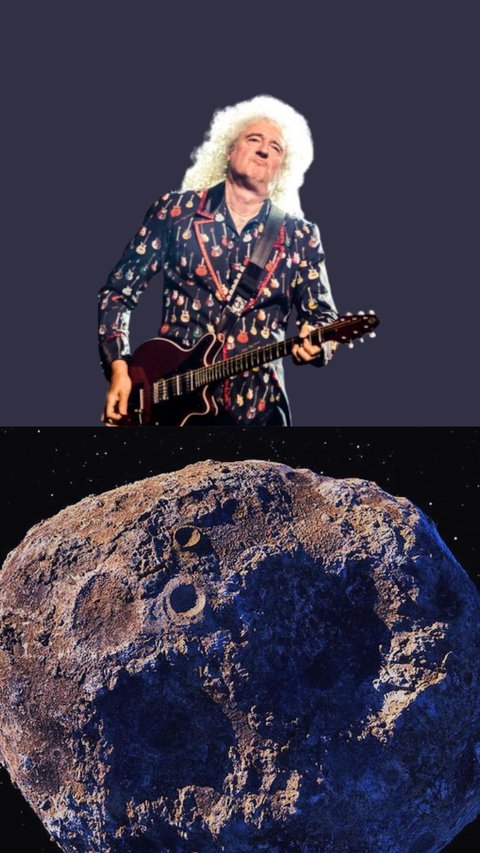 Gitaris Queen sekaligus Ilmuwan Astrofisika Brian May Bakal Merilis Buku 3D tentang Material Inti Asteroid yang Berbahaya