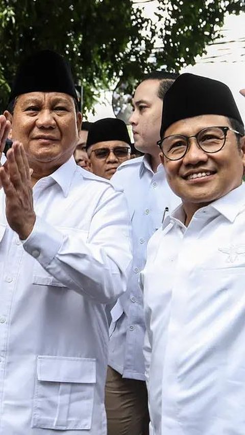 Kelakar Prabowo Untuk Cak Imin: Gus Jangan Ke mana-mana Gus!