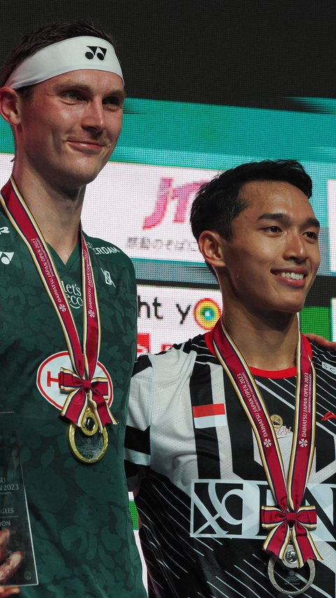 FOTO: Hasil Final Japan Open 2023: Peringkat Satu Dunia Viktor Axelsen Kalahkan Jonatan Christie Dua Set Langsung