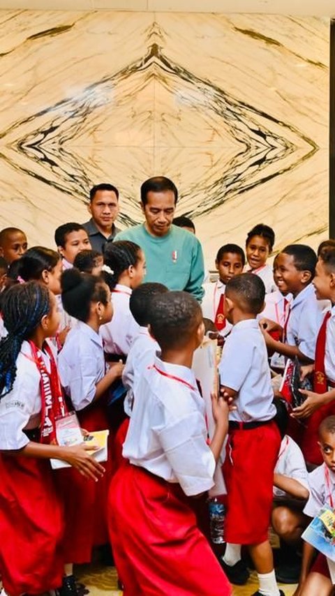 Anak SD Tanya Jokowi: Kenapa Ibu Kota Negara Tidak Dipindahkan ke Papua?