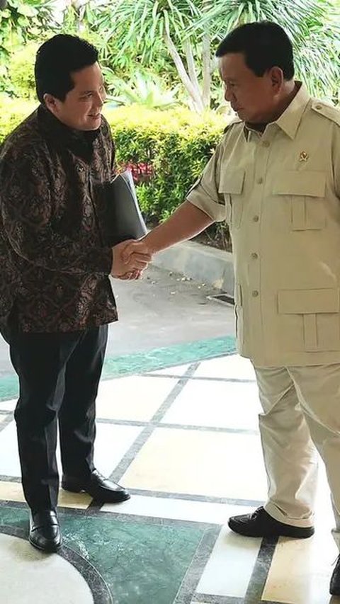 Prabowo dan Erick Thohir Raih Sentimen Positif dari Generasi Muda
