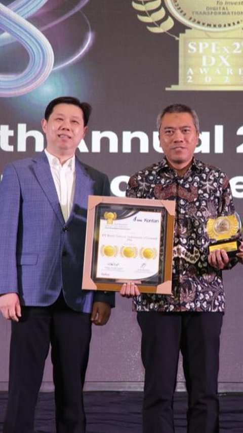 BRI Raih The Best Across All Industries SPEx2® DX Award 2023