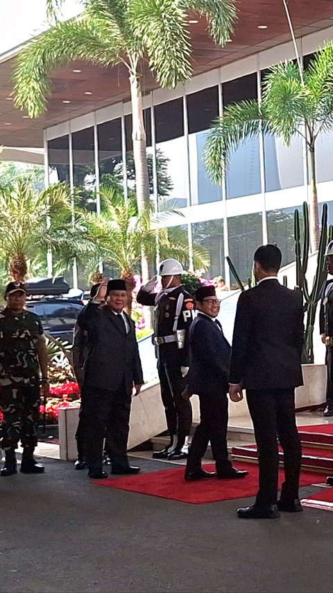 Prabowo dan Cak Imin Kompak Hadiri Sidang Tahunan MPR