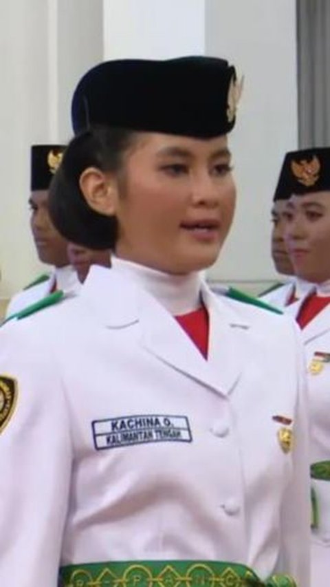 Pesona Kecantikan Kachina Ozora, Gadis Dayak Jadi Paskibraka 2023 Ternyata Bercita-cita Jadi Perwira TNI