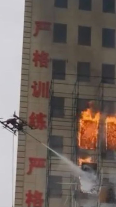 China Develops Firefighter Drone Technology