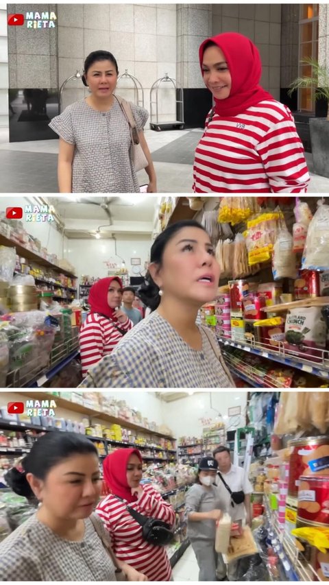 Sahabat Tajir Melintir Kompak Abis, Potret Mama Rieta dan Desiree Tarigan Blusukan ke Pasar