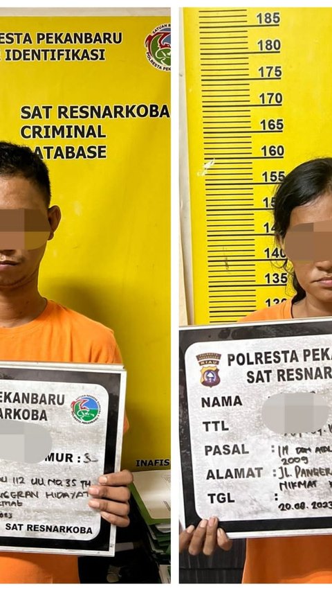 Miris, Suami Istri di Pekanbaru Kompak Jual Sabu Demi Kebutuhan Rumah Tangga