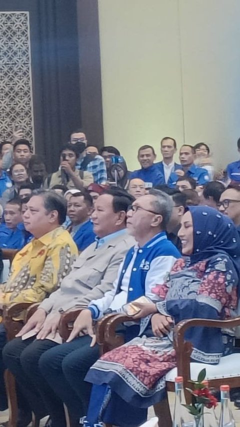 Prabowo dan Erick Thohir Hadiri HUT ke-25 PAN