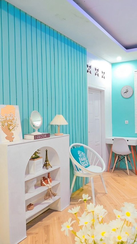 Feels like in a Cartoon Series, Adorable Baby Blue Interior Design