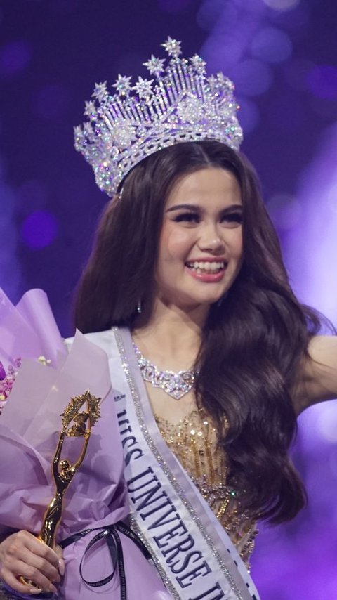 Penampakan Mahkota Miss Universe Indonesia 2023 Fabienne Nicole Groeneveld, Bertabur Emas Putih