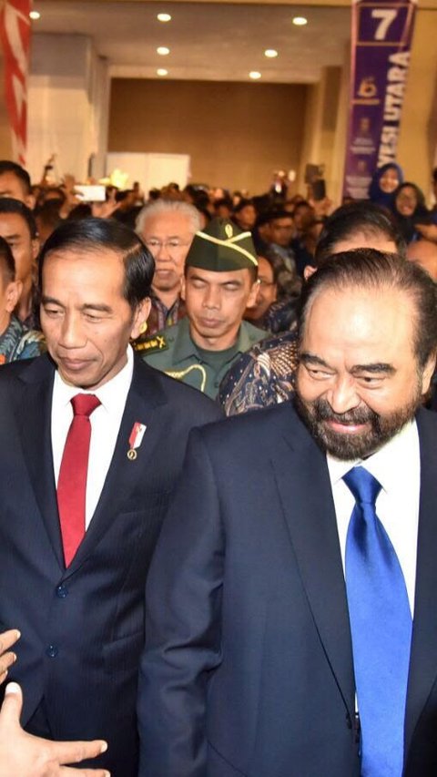 Jokowi Bertemu Surya Paloh di Istana Kemarin, Bahas Perjodohan Anies-Cak Imin?