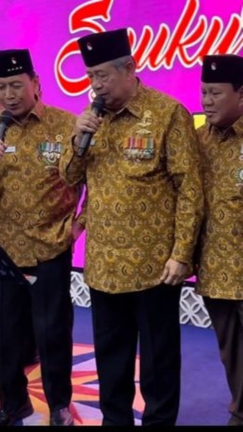 Para Jenderal TNI Senior Berkumpul, Dari SBY-Prabowo Gagah Berbatik Coklat Nyanyi Lagu 'Manis dan Sayang'