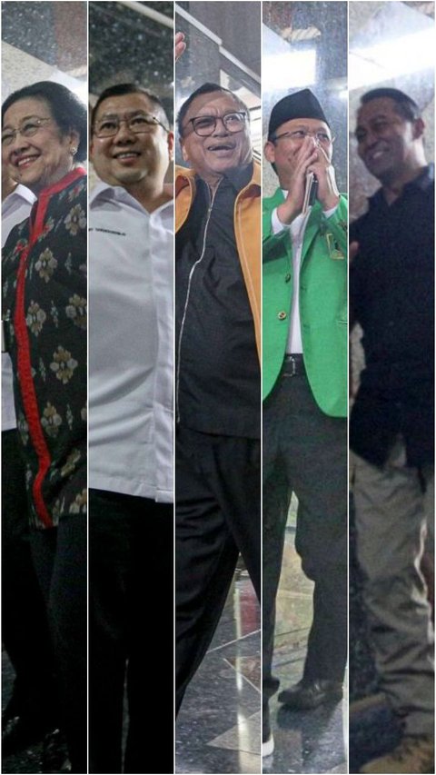 FOTO: Rapat Pemenangan Ganjar Pranowo, Ketua Umum Parpol PDIP, PPP, Perindo, Hanura hingga Andika Perkasa Hadir