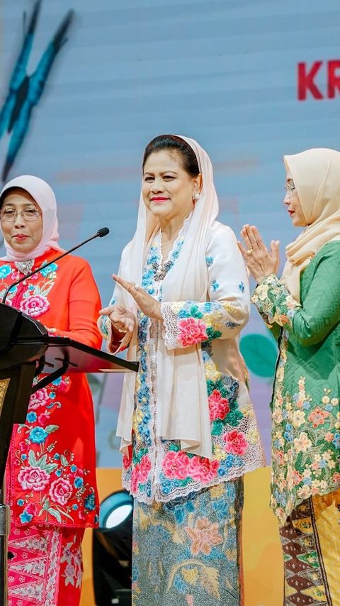 Usai Resmikan KriyaNusa, Ibu Negara Iriana Kunjungi Stand Dekranasda Medan