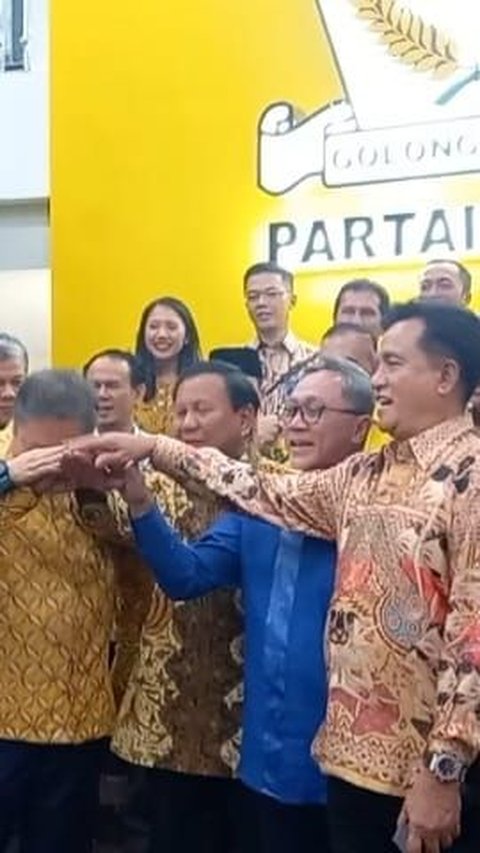 Prabowo Ajak Ketum Koalisi Tos Ala Anak Basket: Go Fight Team, The Winning Team