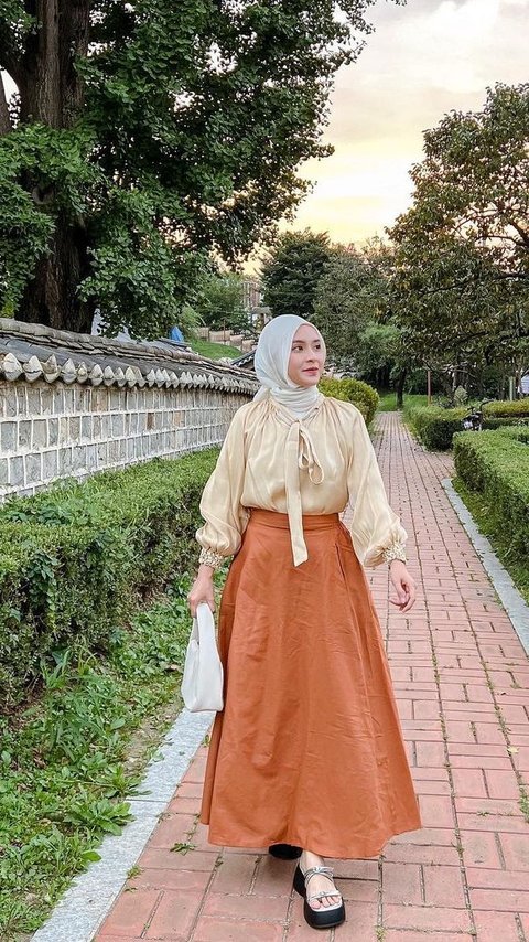 Tengok Autum Style Hijaber Indonesia di Korea Selatan