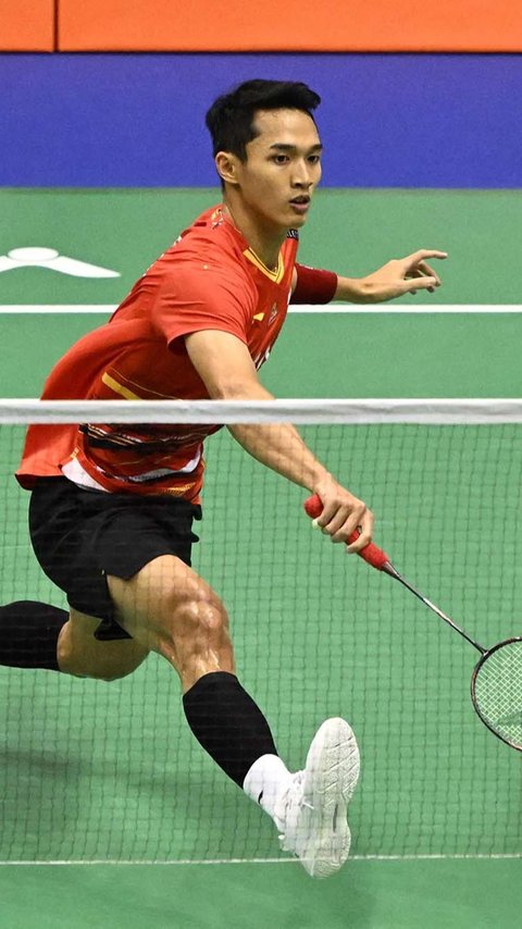FOTO: Jonatan Chirstie Melaju ke Semifinal Hong Kong Open 2023