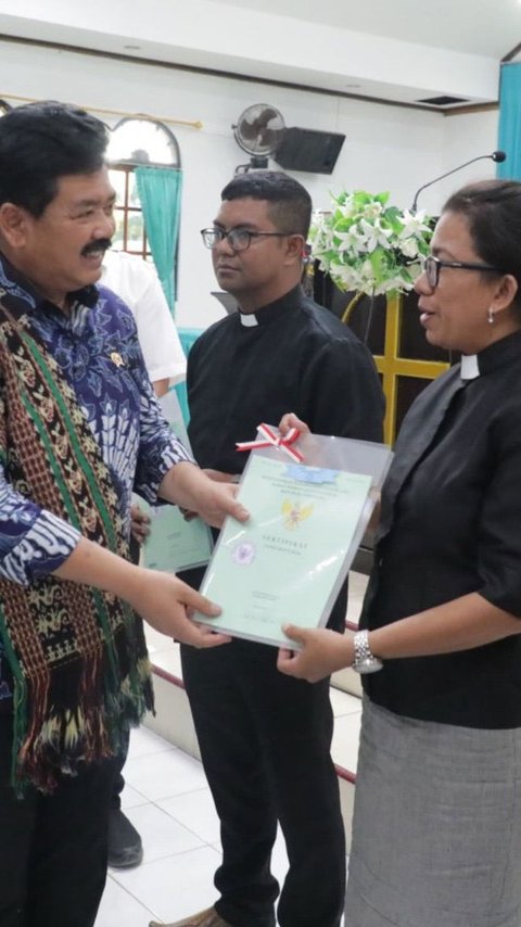 Lebih dari Satu Abad, Gereja di Kupang Akhirnya Punya Sertifikat Tanah