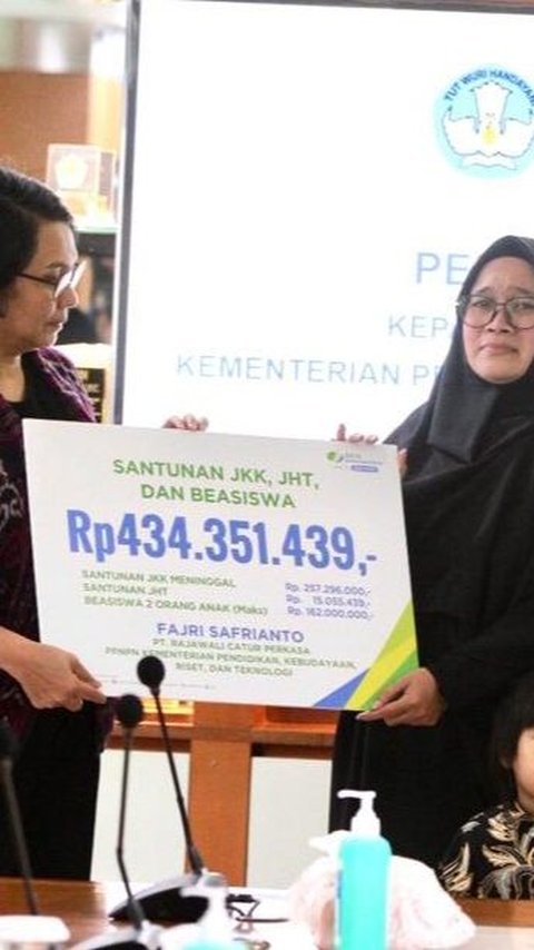 PPNPN Kemendikbudristek Meninggal Dunia, Ahli Waris Terima Santunan dan Beasiswa dari BPJS Ketenagakerjaan