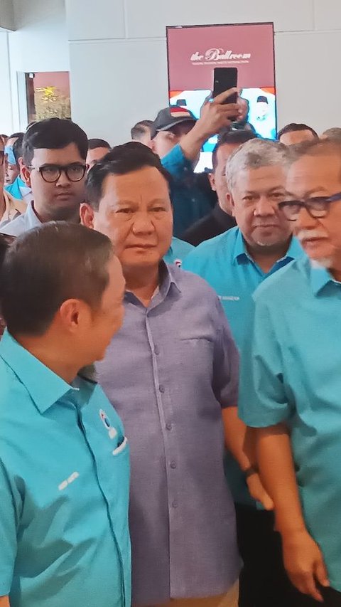 Prabowo Mengaku Gerogi Setiap Kali Bertemu PSI