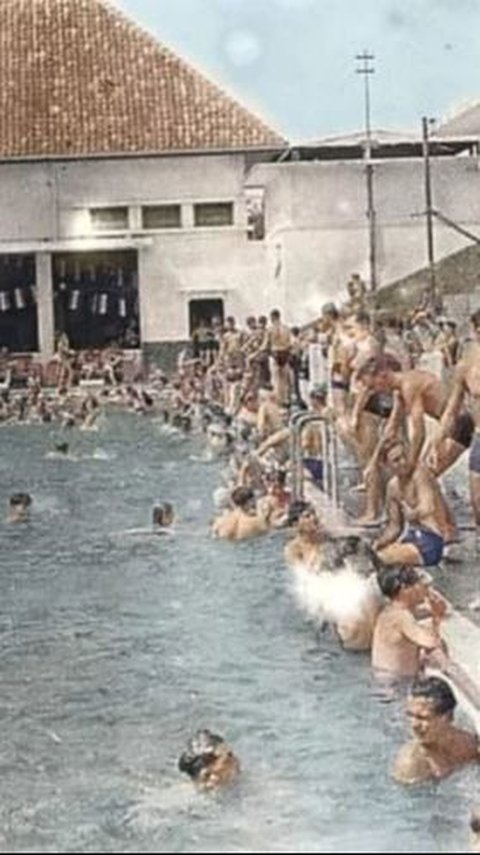 Viral Old Photo of Dutch Soldiers on Vacation in Manggarai Swimming Pool in 1946, the Vibe Feels like Hollywood
