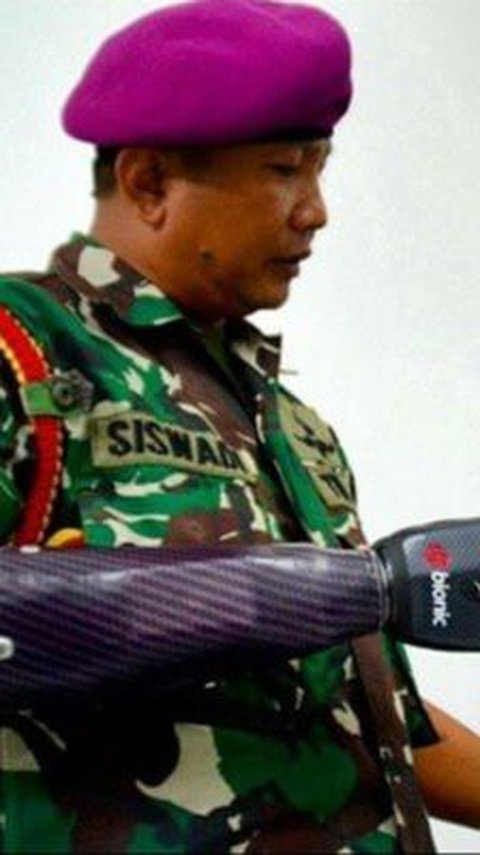 Prajurit TNI AL Ini Memiliki Lengan 'Robot' Biotik, Pernah Kehilangan Tangan Karena Granat