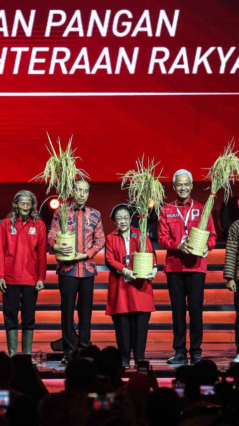 Saat Megawati, Jokowi dan Ganjar Pranowo Berada dalam Satu Bingkai