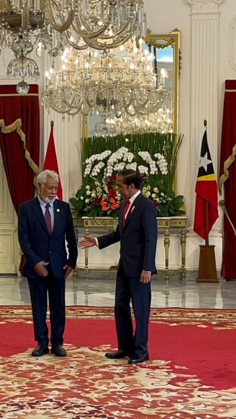 Bertemu Xanana Gusmao di Istana, Jokowi Tegaskan Indonesia Dukung Keanggotaan Timor Leste di ASEAN