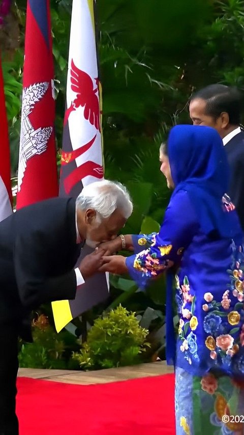 Timor-Leste PM Xanana Kisses Iriana's Hand at ASEAN 2023 Summit, Jokowi's Expression Becomes the Spotlight