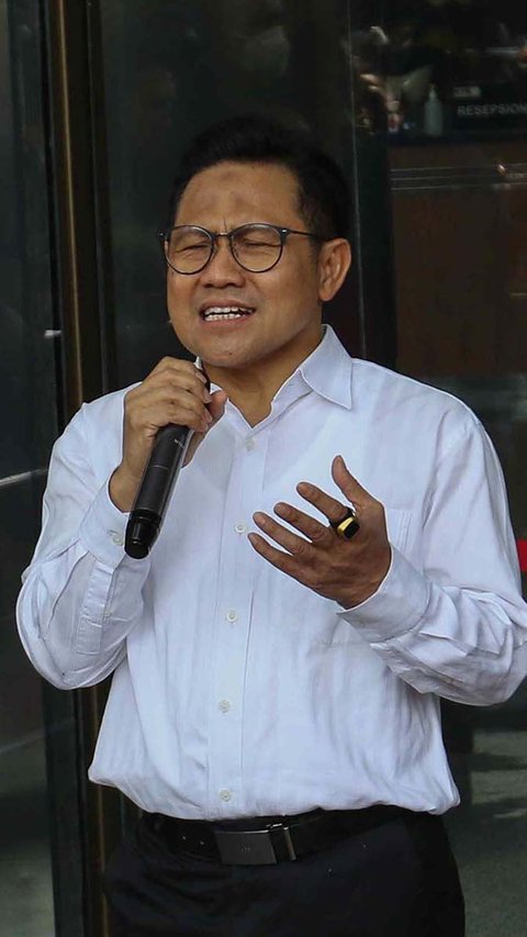 FOTO: Ekspresi Cak Imin Usai 5 Jam Diperiksa KPK sebagai Saksi Kasus Korupsi Kemenakertrans