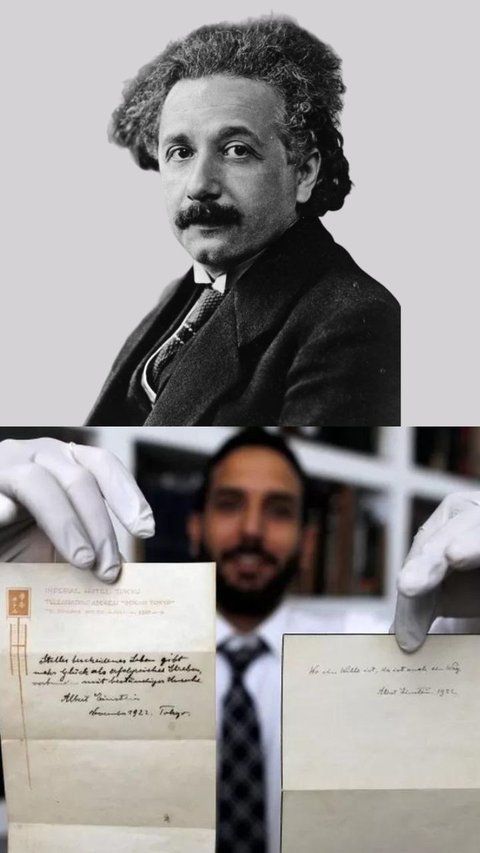 Ini Isi Nasihat yang Ditulis Einstein sebagai Ganti Uang Tip kepada Kurir yang Pernah Laku Jutaan Dollar