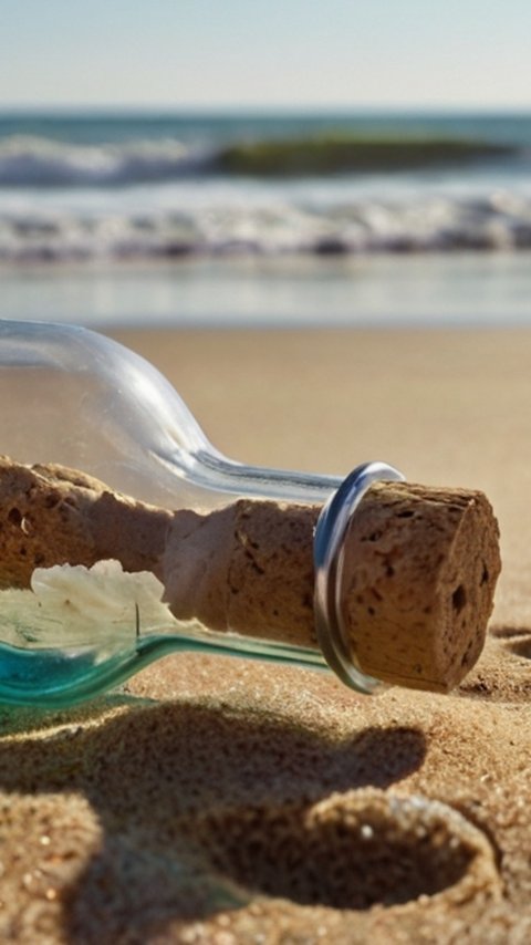 Sedang Jalan-jalan di Pantai, Pria ini Temukan Pesan dalam Botol sebelum Abad 20, Begini Isinya