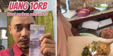 Viral Pria di Sragen Bisa Makan 3 Kali Sehari dengan Uang Rp10 Ribu, Aksinya Curi Perhatian