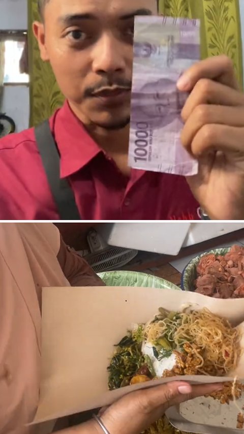 Viral Pria di Sragen Bisa Makan 3 Kali Sehari dengan Uang Rp10 Ribu, Aksinya Curi Perhatian